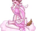 等身、ミニキャラなどを描きます 肩までから全身まで描けます。ミニキャラなども対象内です。 イメージ1