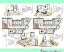手描きの間取り図で物件の魅力を引き立てます 住空間を、イラストの間取り図で効果的に伝える方法を提供します イメージ5