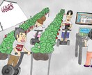商用利用OK！イラストをお描きします 広告等への商用利用、絵などお希望に応えるイラスト作成します イメージ2