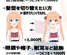 Vtuberモデルを一から格安で制作します なめらかに動くモデルでVtuberデビューしませんか？ イメージ6