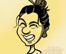イメージカラー似顔絵SNSアイコン描きます ビジネスにも使える似ていて嫌味のない似顔絵をアイコンにいかが イメージ4
