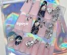 ネイルチップオーダー受付ます どんなデザインも一律3500円サイズ色々18枚セット イメージ6