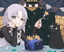 アニメ塗りのシンプルなイラスト作成します SNS用アイコン、サムネイル、グッズなどに！！ イメージ1