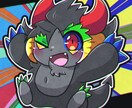 キュートからダーク系の雰囲気のイラストを描きます SNS用のイラスト＆MV用のイラスト＆その他用途のイラスト イメージ3