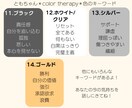 選んだ色から、あなたの話す本音を受け止めます モヤモヤした気持ち・日頃の悩みを吐き出してスッキリしよう イメージ7