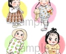 赤ちゃんの似顔絵描きます 【0〜4歳くらいまで】赤ちゃんの似顔絵描きます イメージ3