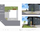 外構図面作成いたします CADを使用し、住宅の外構図面パースを作成いたします。 イメージ5