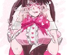 立ち絵や動画用1枚絵作成します ガサッとした質感と原色の強い色合いを得意としています！ イメージ4