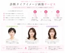現役パーソナルスタイリストが顔タイプ診断します ｜診断迷子さん歓迎｜顔タイプ診断＋イメージ画像＋タイプPDF イメージ2