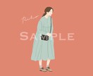 SNSに！シンプルおしゃれなアイコン描きます トレンドのニュアンスカラー♪お顔を見せたくない方にも◎ イメージ8