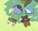 ゆるくてかわいいこどもの絵描きます 絵本のような世界をお届けします。ミニキャラとしても◎ イメージ2