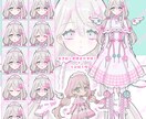女の子イラストを販売致します 羽つき白髪少女：表情差分9種＋SD1枚【立ち絵】 イメージ1