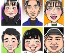 あなたらしさあふれる似顔絵作成します SNSアイコンや名刺、プレゼント用に似顔絵作成します。 イメージ2
