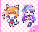 ポップなSDキャラ描きます ポップな色使いのかわいいSDキャラ描きます！ イメージ2