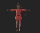 CGでリアル寄りのキャラを制作致します Vtuberやイラスト調ではなくリアル寄りのキャラクター。 イメージ1