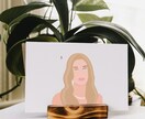 シンプルなおしゃれ似顔絵描きますます アイコン・ウェディング・記念のプレゼントにも イメージ3