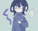 アイコン作成します 可愛いアイコン描きます。青系ゆるイラストです。 イメージ2