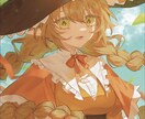 背景ありの一枚絵イラストを制作します 安心してお任せいただける丁寧な制作進行を心がけています。 イメージ5