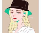SNS用アンニュイでお洒落なアイコン作成します SNSやビジネス用に他と被らないイラスト イメージ7