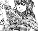 好きなキャラクターを白黒イラストでお描きします お手頃価格でお届け！二次利用もOK！ イメージ1