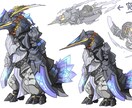 クリーチャーのアイコン等をお描き致します 騎士、獣、機械、人外のカッコいいアイコンやサムネを描きます！ イメージ7