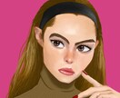 アイコン用、似顔絵イラスト描きます SNSのあなた専用の似顔絵アイコン描きます！！ イメージ1