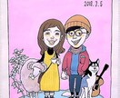 プロの似顔絵師、小学館受賞者がアナログで制作します 色紙サイズで心をこめてお描きする世界に一枚だけの絵 イメージ3