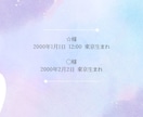 二人の宿命と感情構造を1万字で徹底解剖します 深層鑑定◆1万字で読み解く二人の感情構造・契約・3つの未来 イメージ2