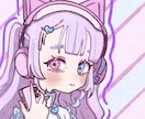 あたたかみのあるイラスト描きます 頬がもちっとしたあたたかいやわらかさを表現します イメージ1