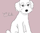 値下げ中！！Kawaii♡うちの子イラスト描きます 手描き風で少しゆるめのタッチです！ イメージ7