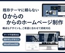 オリジナルデザインで5ページまでのHPを制作します ／テーマを使わず完全オリジナルデザインでの制作可能です イメージ3
