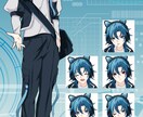 TRPG・ゲーム立ち絵イラスト作成します TRPGやゲームで使用できるキャラクター立ち絵の制作 イメージ4