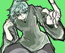 シルエット意識のイラスト描きます シルエット意識でイラスト描きます イメージ2