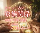 家族関係/親・子・パートナーとの深い悩み占います 逃げ場のない苦しみから心を解放します。 イメージ1