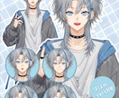 IRIAM・Youtube配信用立ち絵描きます 配信者・歌い手・TRPG！男女問わず世界観に合わせ制作します イメージ2