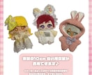 オリジナルの着せ替えぬいぐるみ制作します あなたのオリキャラ、ぬいぐるみ化しませんか？ イメージ4