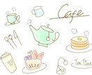 カフェや雑貨に使える手書き風イラスト制作します やさしく親しみやすい手書きタッチで、お店やSNSを彩ります イメージ4