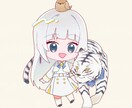 かわいいミニキャライラスト作成します アイコン・ヘッダー・グッズ…多方面でご使用いただけます！ イメージ4
