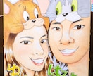 大好きを具現化！コラボ似顔絵描きます あの推しと、このキャラで、あなたの遊び心教えて下さい！ イメージ1