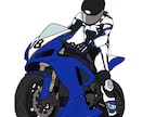バイク女子があなたの愛車をイラスト化します ！待ち受けやSNSなどのアイコン、友達へのプレゼントなどに！ イメージ2