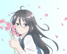 オリジナルのキャラ、似顔絵風のイラストを描きます 透明感を意識した綺麗なイラストを心がけています✨ イメージ5