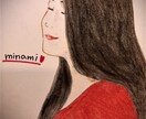 記念日やお子さんの成長記録に写真から似顔絵描きます 主に水彩色鉛筆、パステルを使用して描きます。贈り物にどうぞ イメージ1