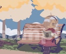 主線なしイラスト制作します 柔らかい絵本のような線画のないイラスト✧アイコンや動画にも！ イメージ6