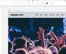 音楽、グルメなどのイベント特設サイトを作成します Studio使用でサーバー契約不要、維持費0円から運用可能 イメージ3