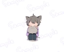 かわいいイラスト制作いたします かわいいぽわむちなデフォルメイラストです！♡ イメージ1