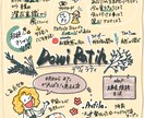 グラレコ風　1枚で伝わる可愛いイラストPR作ります パッと分かりやすく1枚にまとめたPR イメージ1