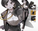 立ち絵制作・キャラクターデザイン承ります TRPG・動画・配信用など！柔軟に承ります！ イメージ4