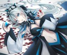 オリジナル・二次創作イラスト制作いたします 透明感のある女性キャラクターのイラスト イメージ1