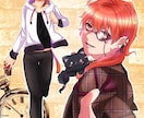 歌ってみた・サムネ用など！一枚絵イラスト制作します 絵柄・プラン多数！表情差分一つ無料！商用利用も可◎ イメージ2