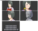 キャラデザから2Dモデリング制作します Vtuberの全てが揃う！待機・EDアニメ付きまで対応 イメージ9